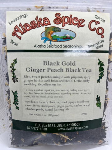 Black Gold Ginger Peach